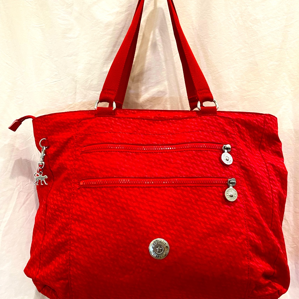 Kipling Red Tote